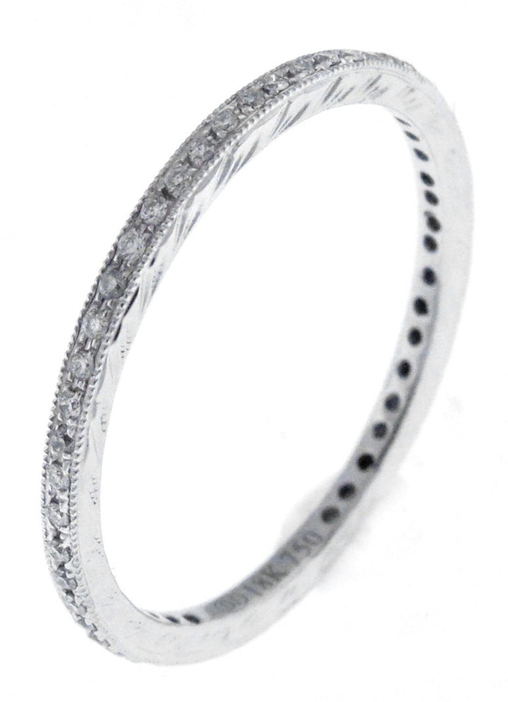 18kt White Gold Diamond Eternity Band