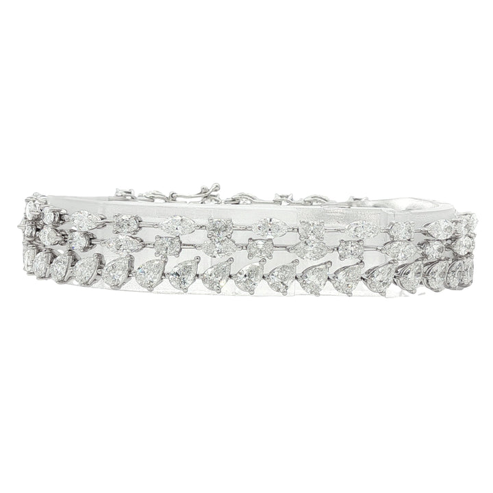 18kt White Gold Diamond Tennis Bracelet