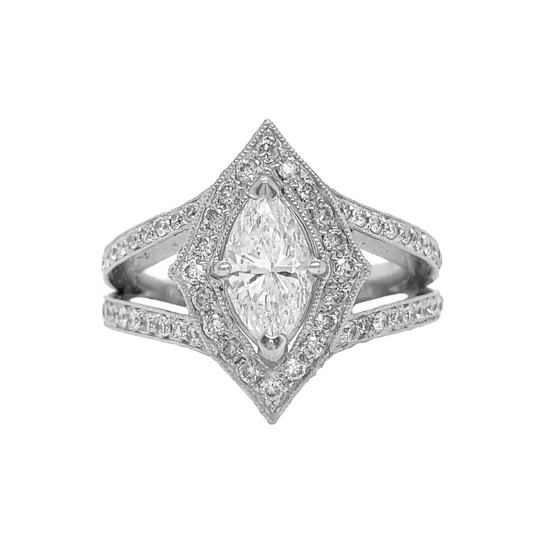 18kt White Gold Diamond Ring