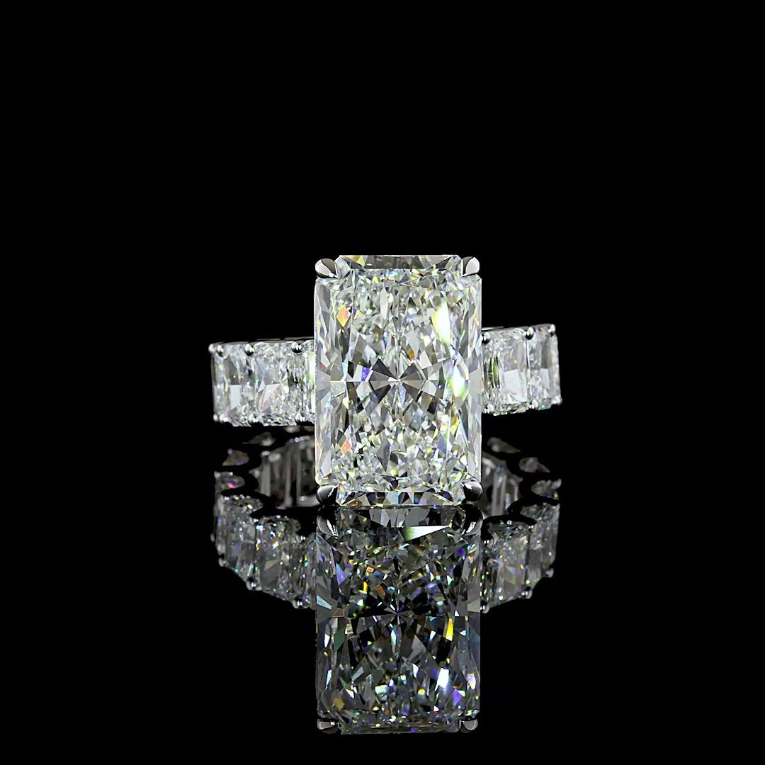 14kt White Gold Lab Diamond Ring