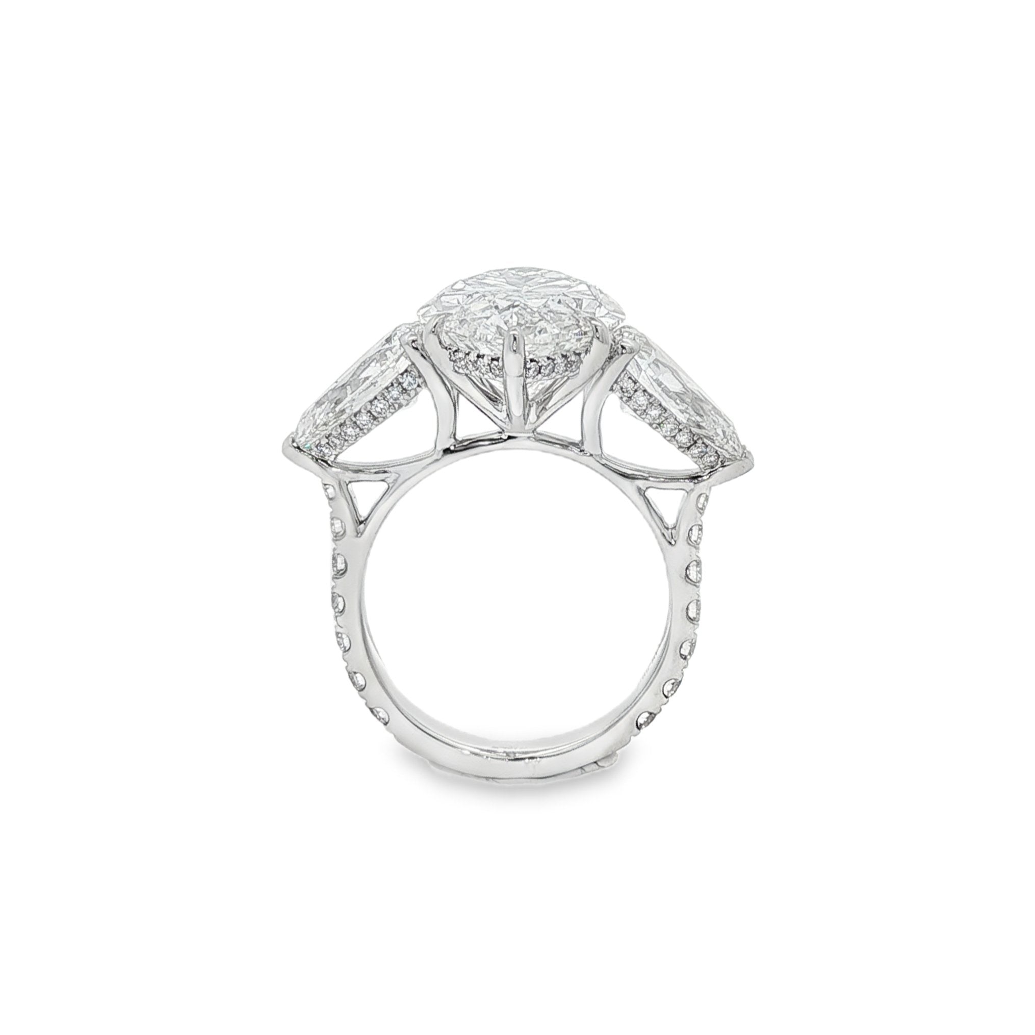 14kt White Gold Lab Diamond Ring