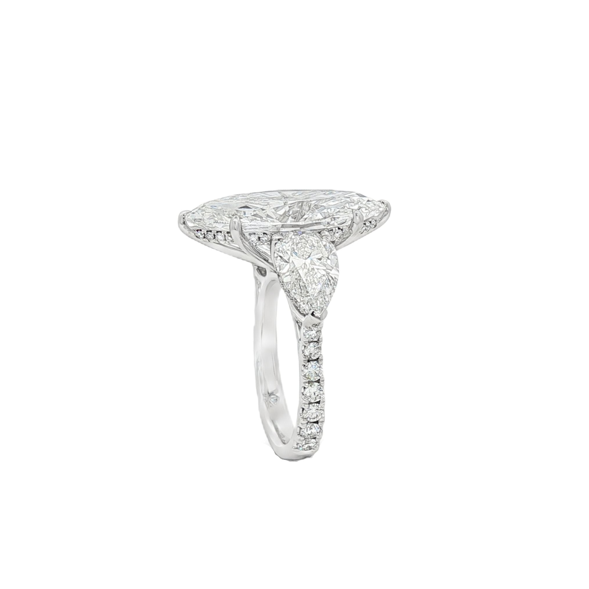 14kt White Gold Lab Diamond Ring