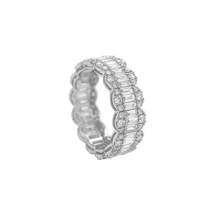 18kt White Gold Diamond Eternity Band
