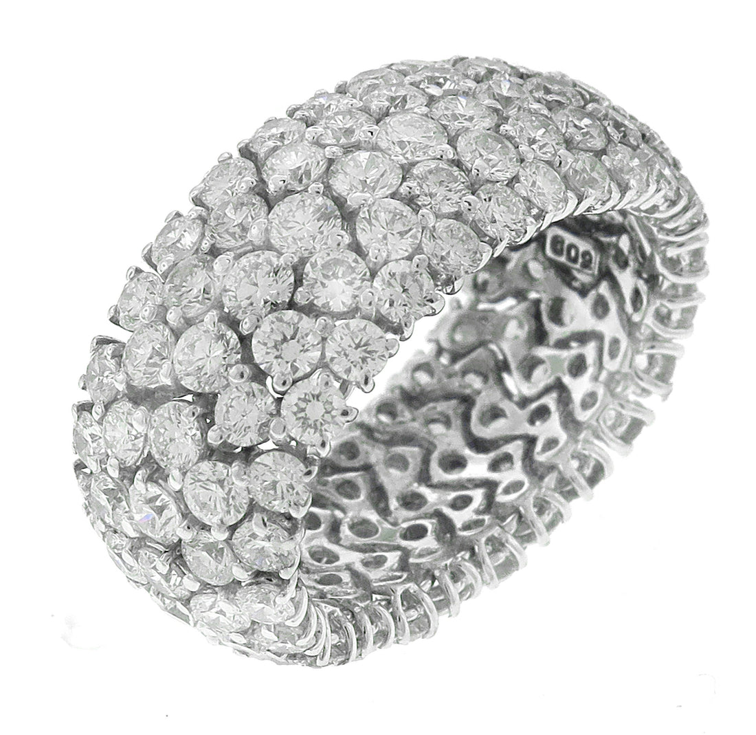 18kt White Gold Diamond Eternity Band