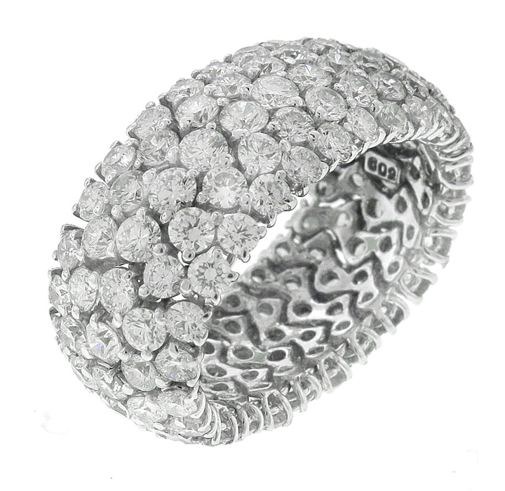 18kt White Gold Diamond Eternity Band