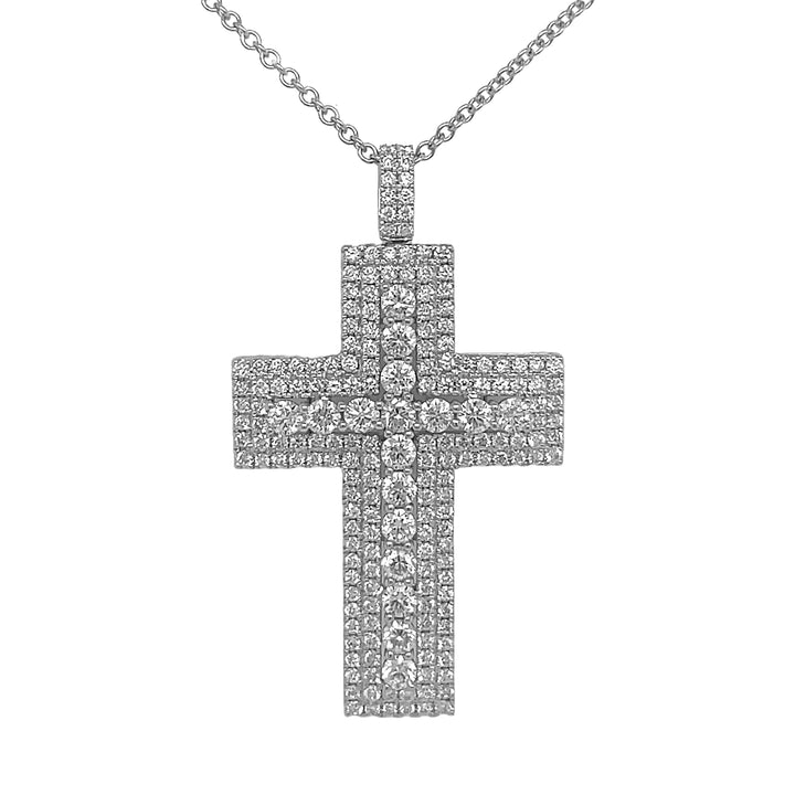 18kt White Gold Diamond Pendant