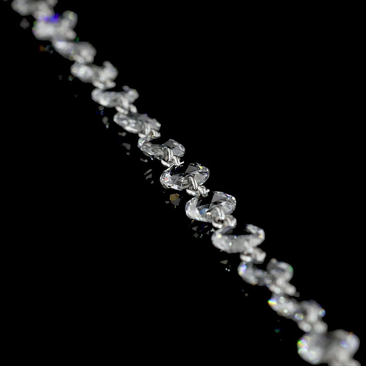 14kt White Gold Lab Diamond Necklace