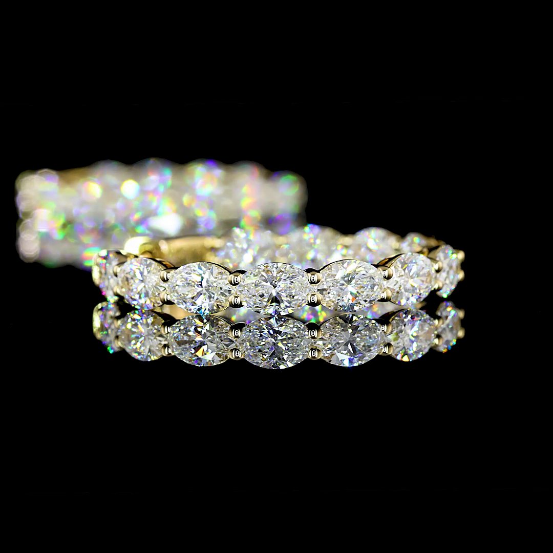 14kt Yellow Gold Lab Diamond Hoops