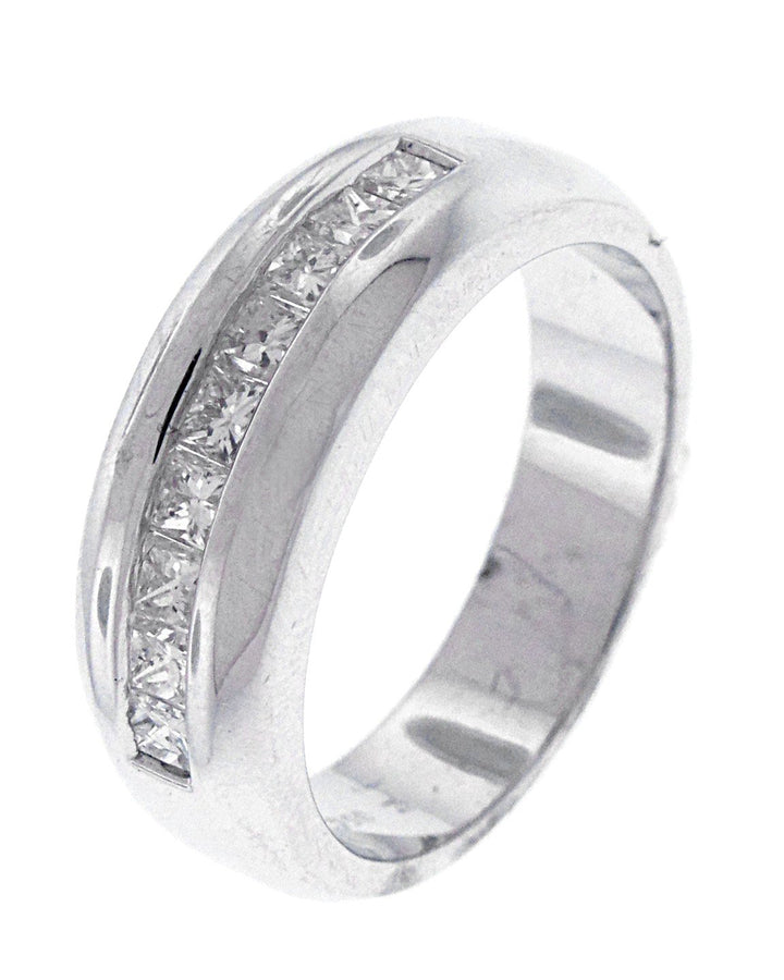 18kt White Gold Diamond Band