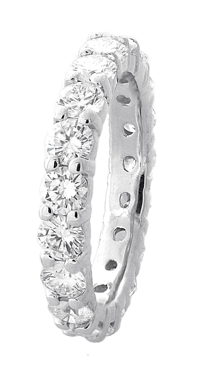 18kt White Gold Diamond Eternity Band