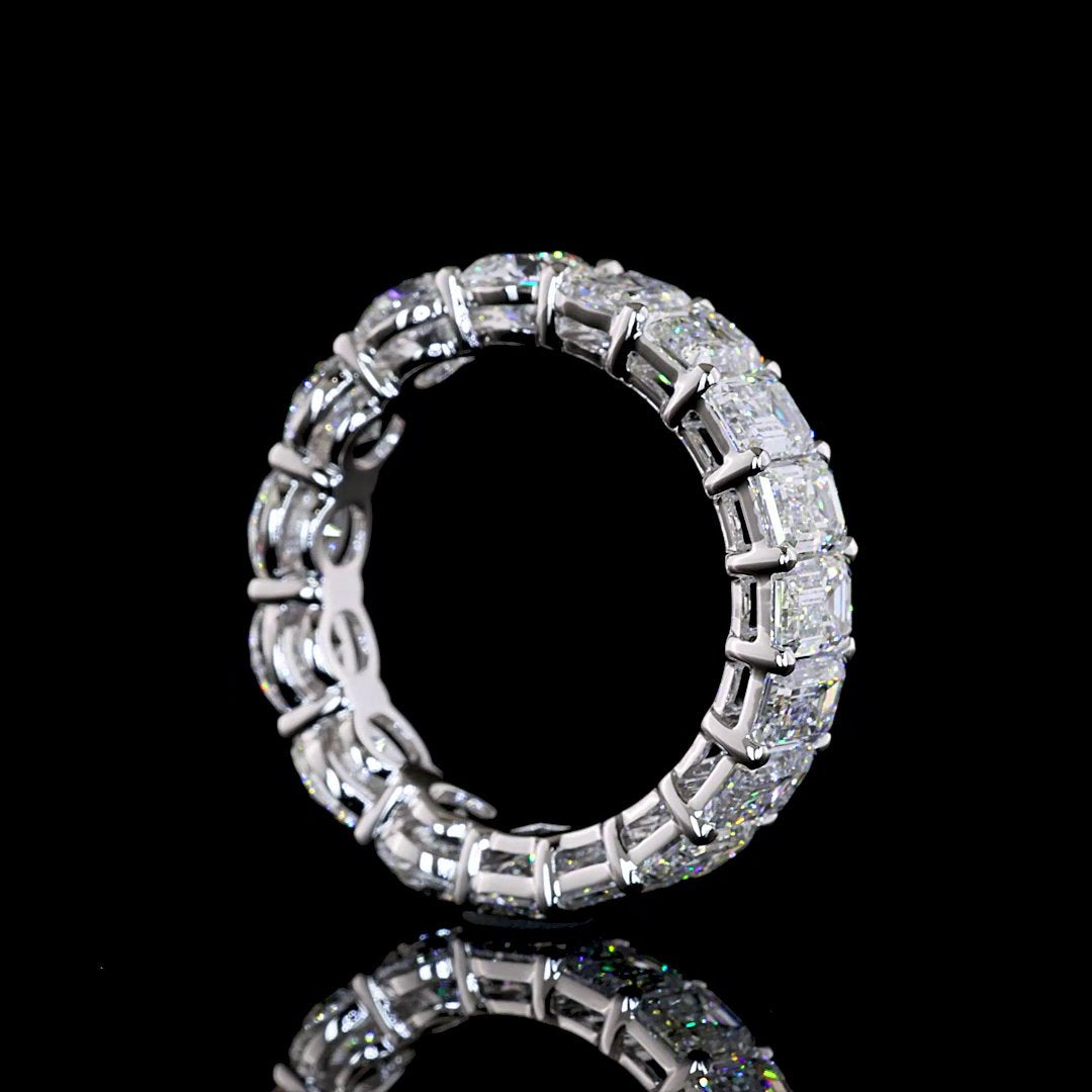 14kt White Gold Lab Diamond Eternity Band