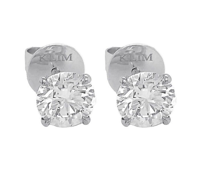18White Gold Diamond Studs