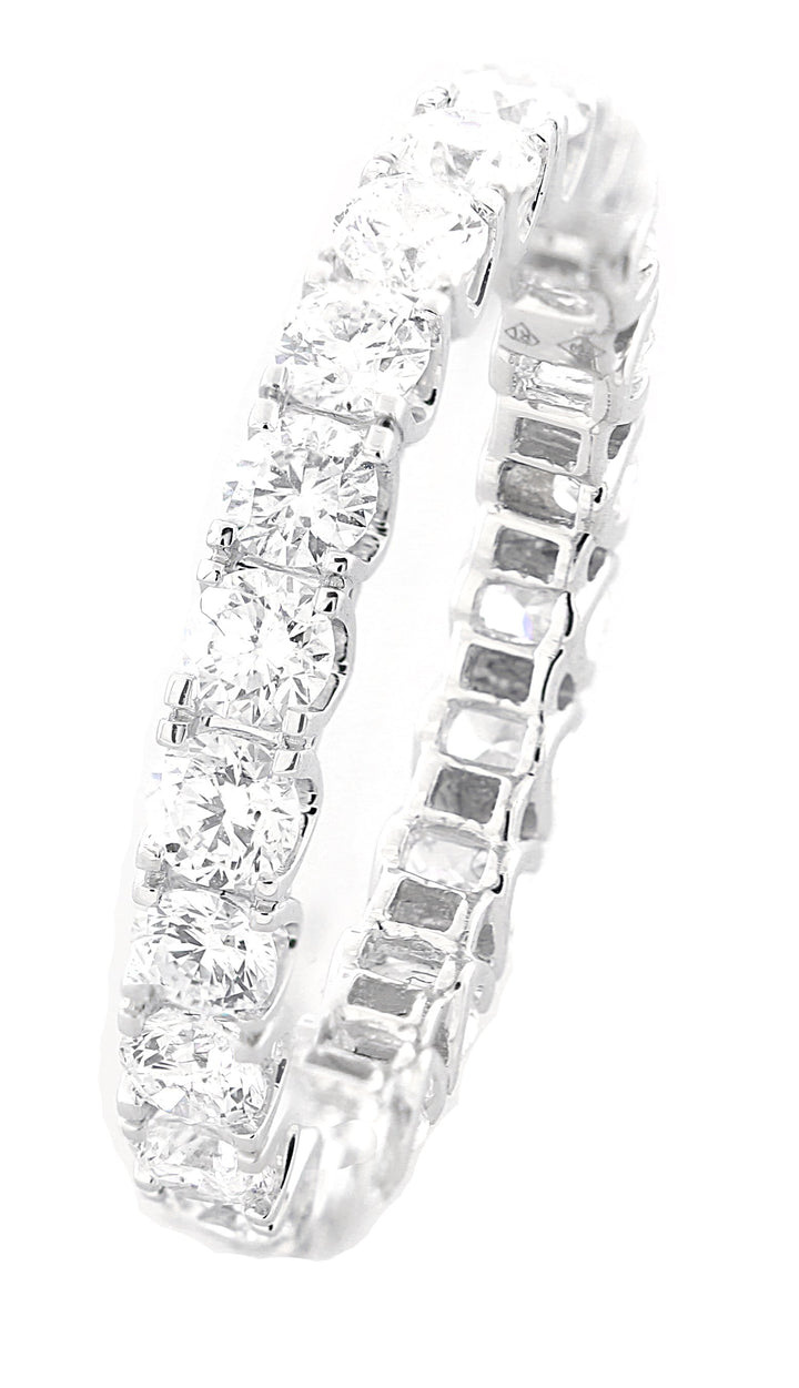 18kt White Gold Diamond Eternity Band