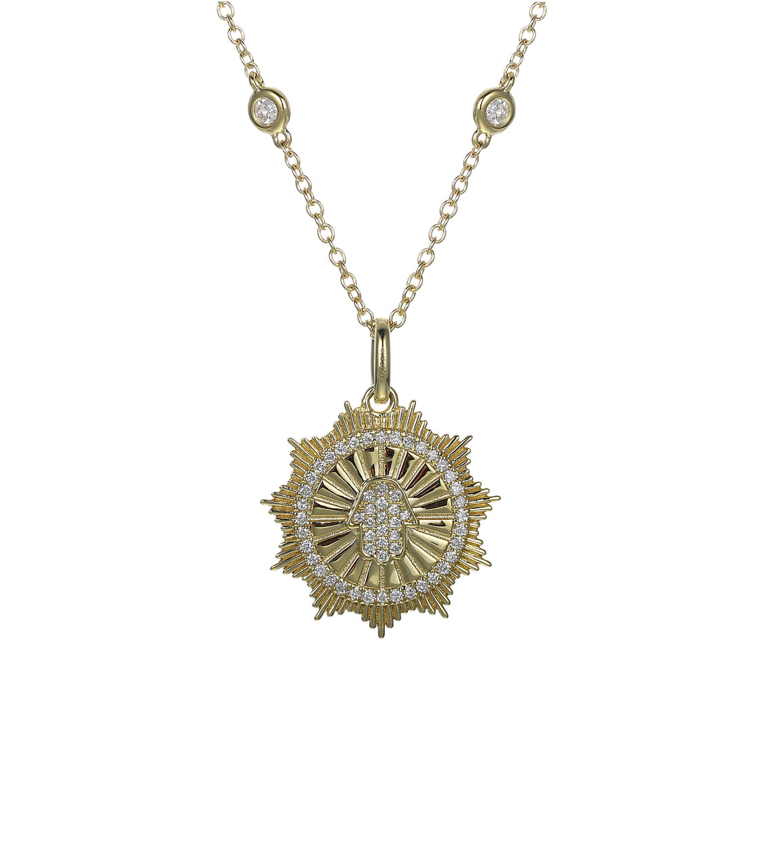 18kt Yellow Gold Diamond Pendant