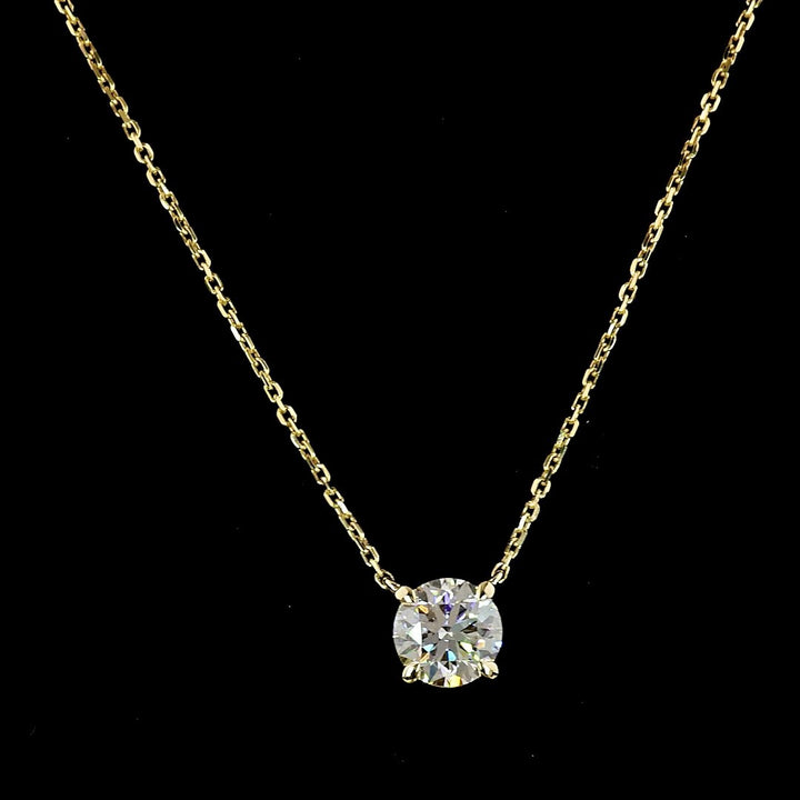 14kt Yellow Gold Lab Diamond Pendant