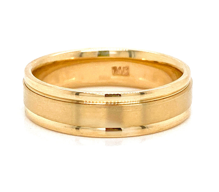 14kt Yellow Gold Wedding Band