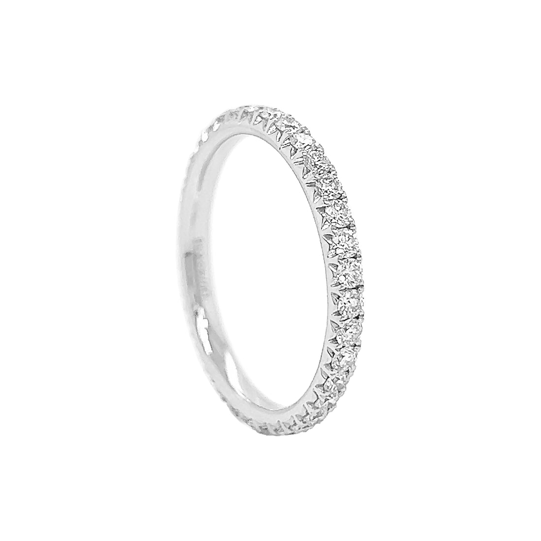 18kt White Gold Diamond Band