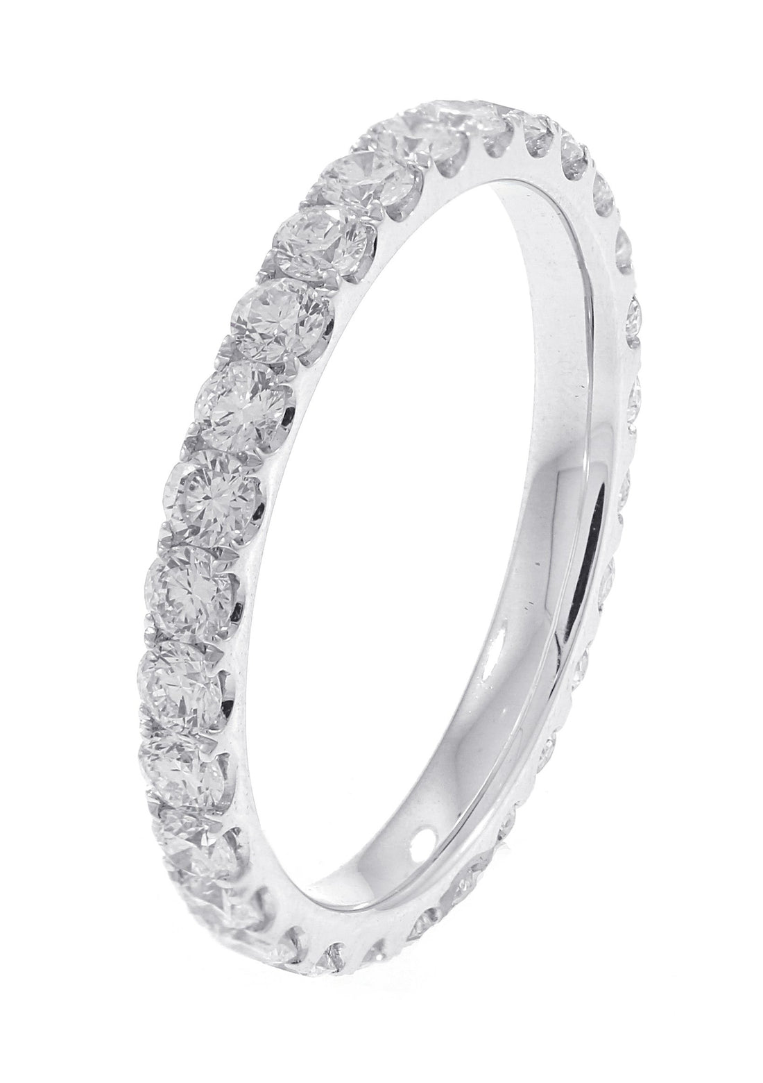 18kt White Gold Diamond Band