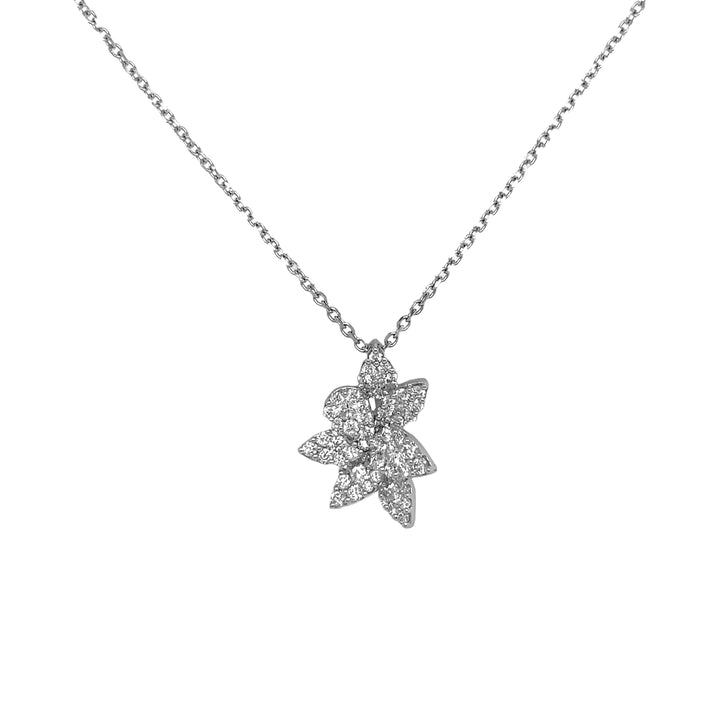18kt White Gold Diamond Pendant