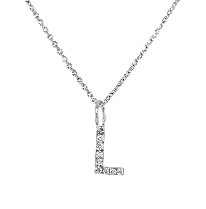 18kt White Gold Diamond Pendant