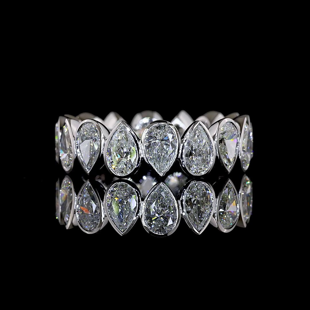 14kt White Gold Lab Diamond Eternity Band