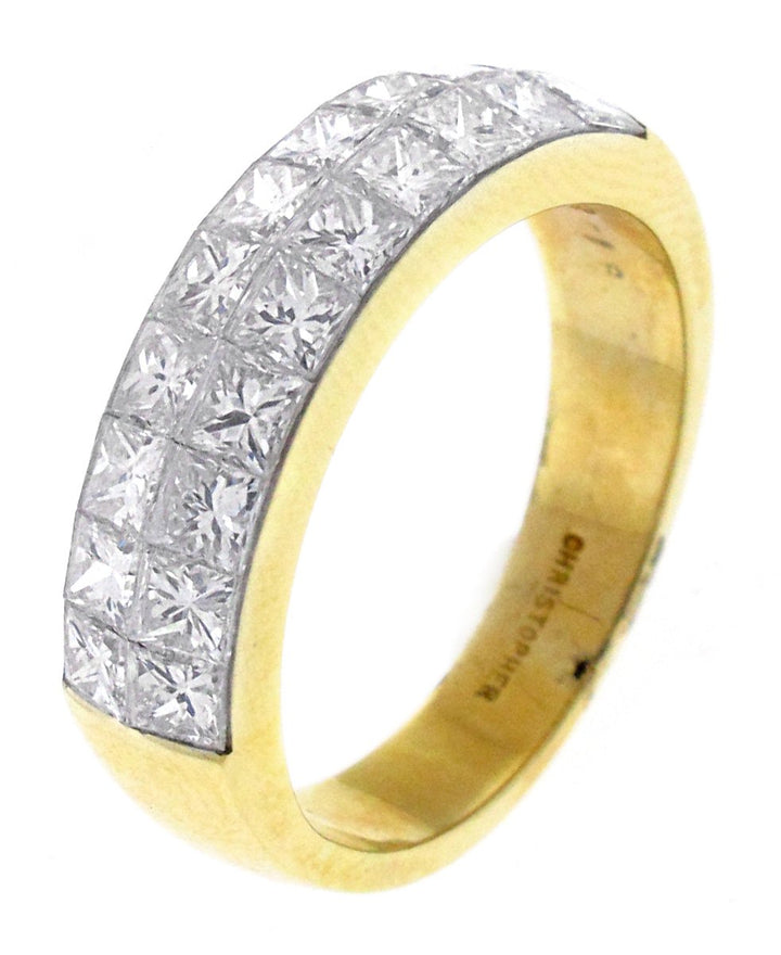 18kt Yellow Gold Diamond Band