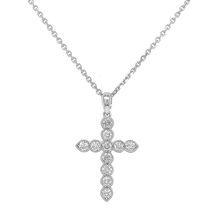 18kt White Gold Diamond Pendant