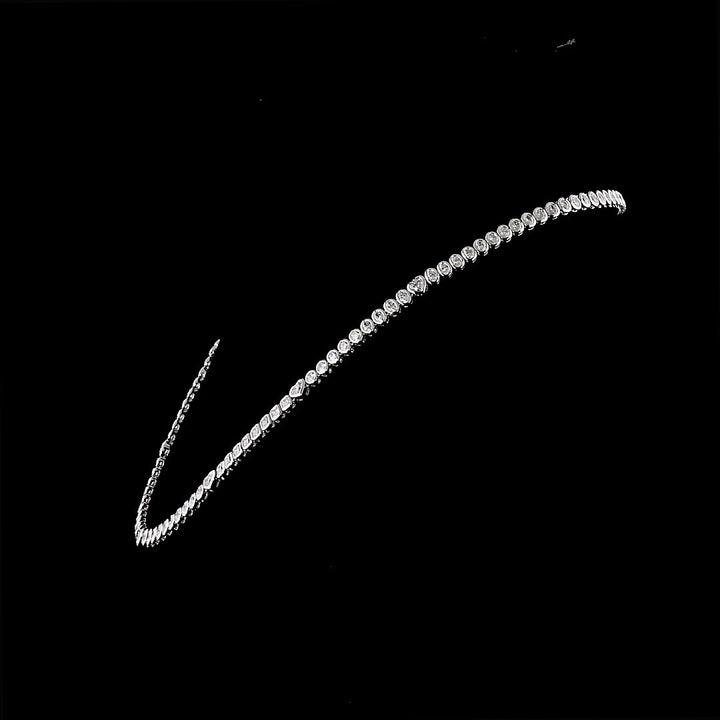 14kt White Gold Lab Diamond Tennis Necklace