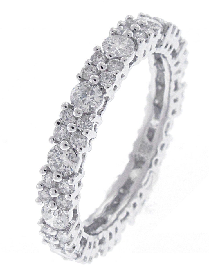 18kt White Gold Diamond Eternity Band