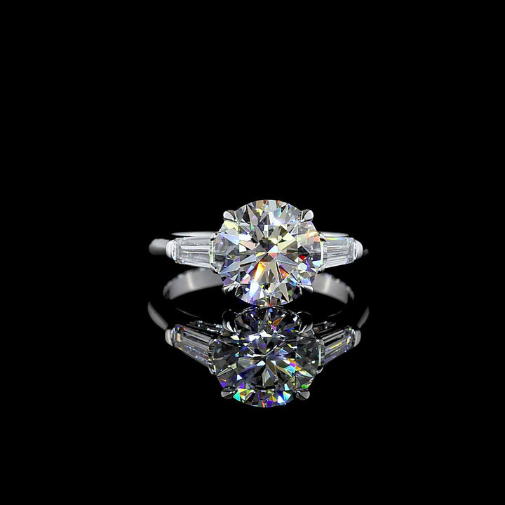 14kt White Gold Lab Diamond Ring