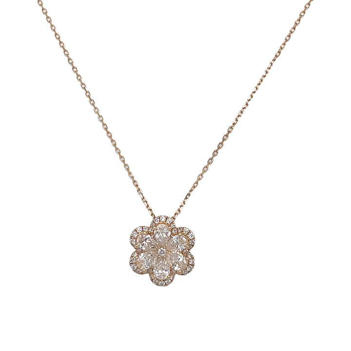 18kt Yellow Gold Diamond Pendant