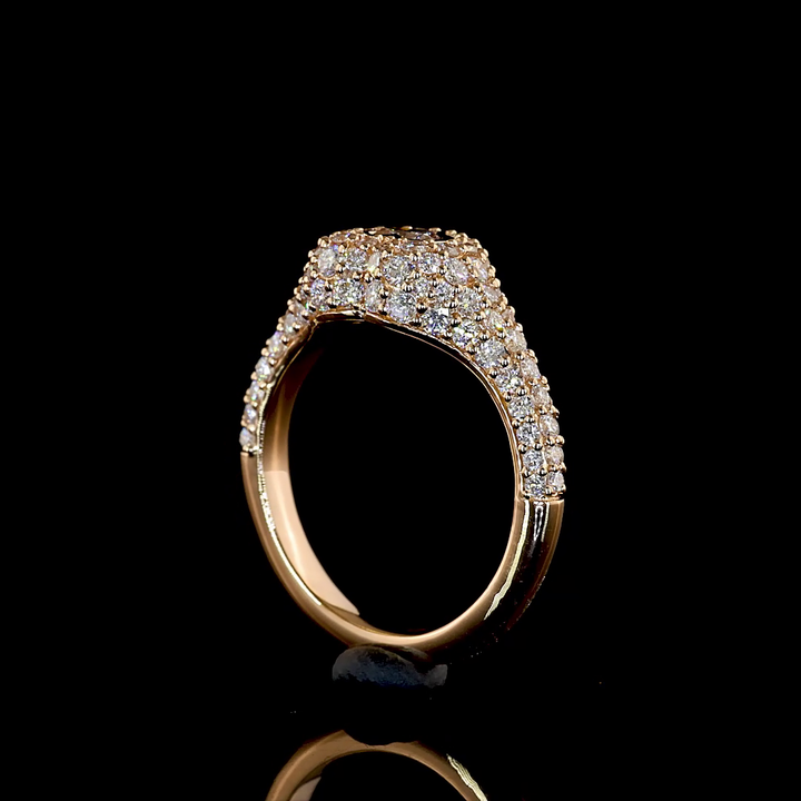 14kt Rose Gold Lab Diamond Ring