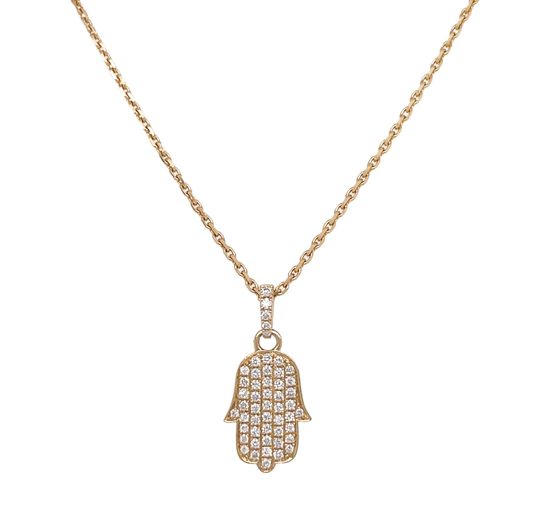 18kt Yellow Gold Diamond Pendant