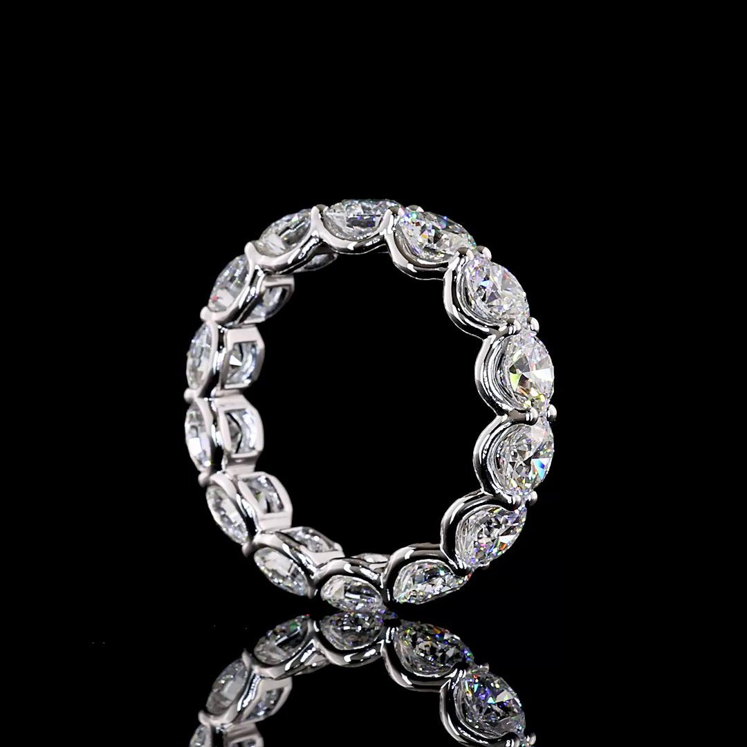 14kt White Gold Lab Diamond Eternity Band