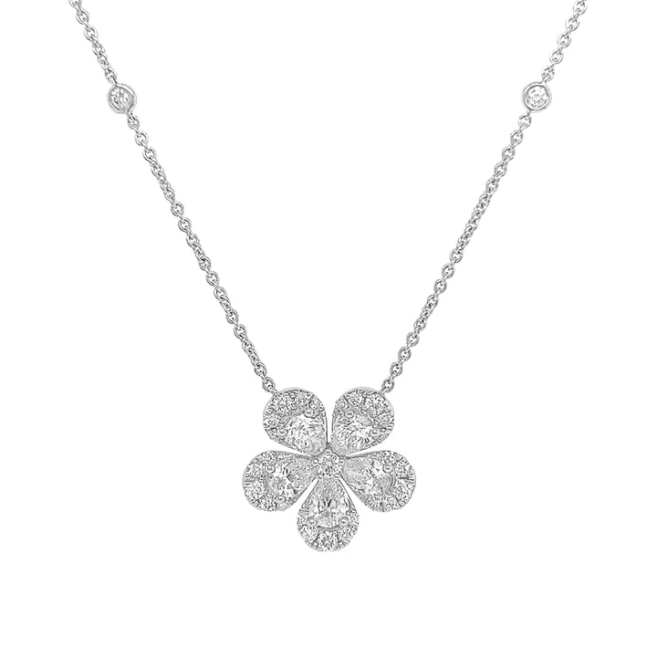 18kt White Gold Diamond Pendant