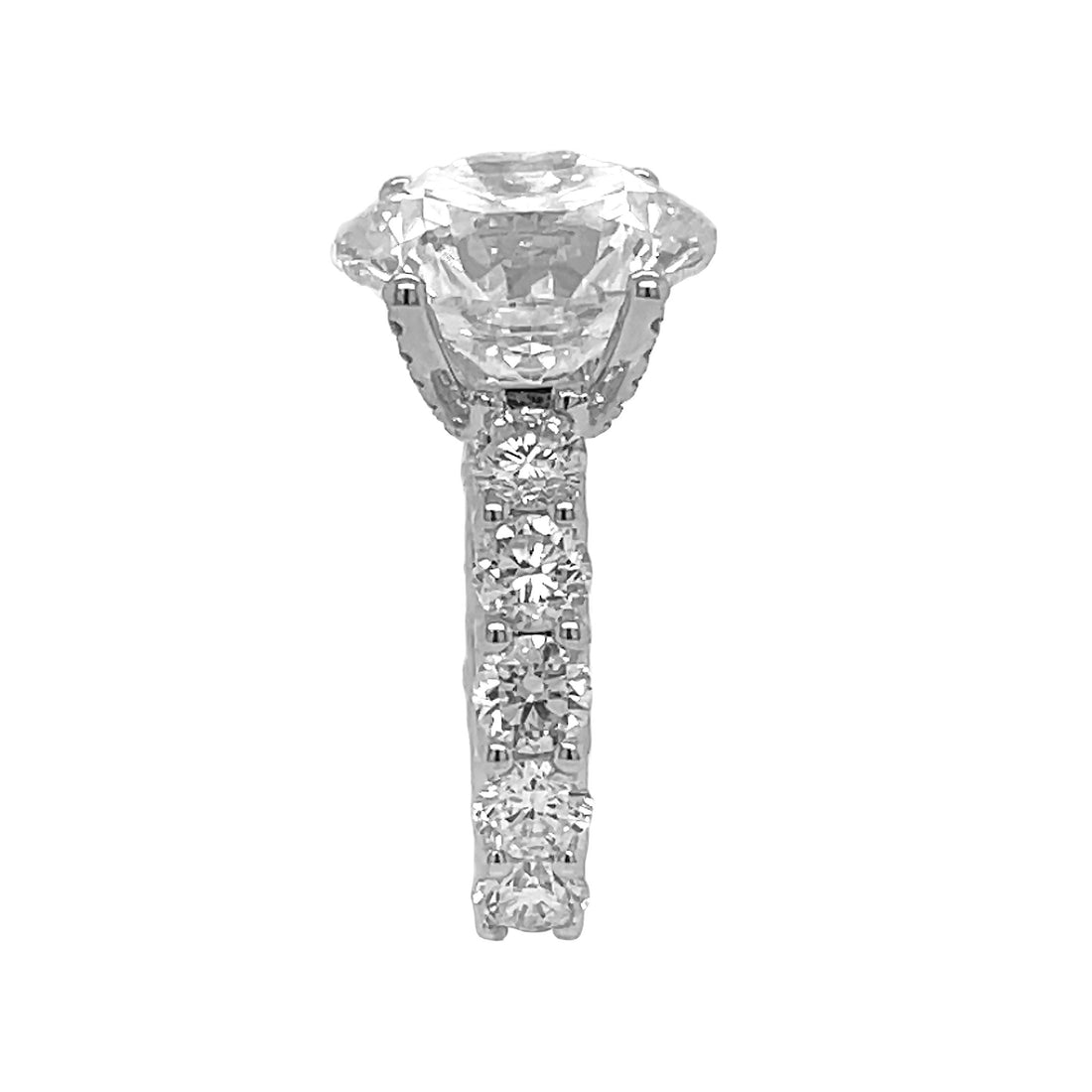 14kt White Gold Lab Diamond Ring