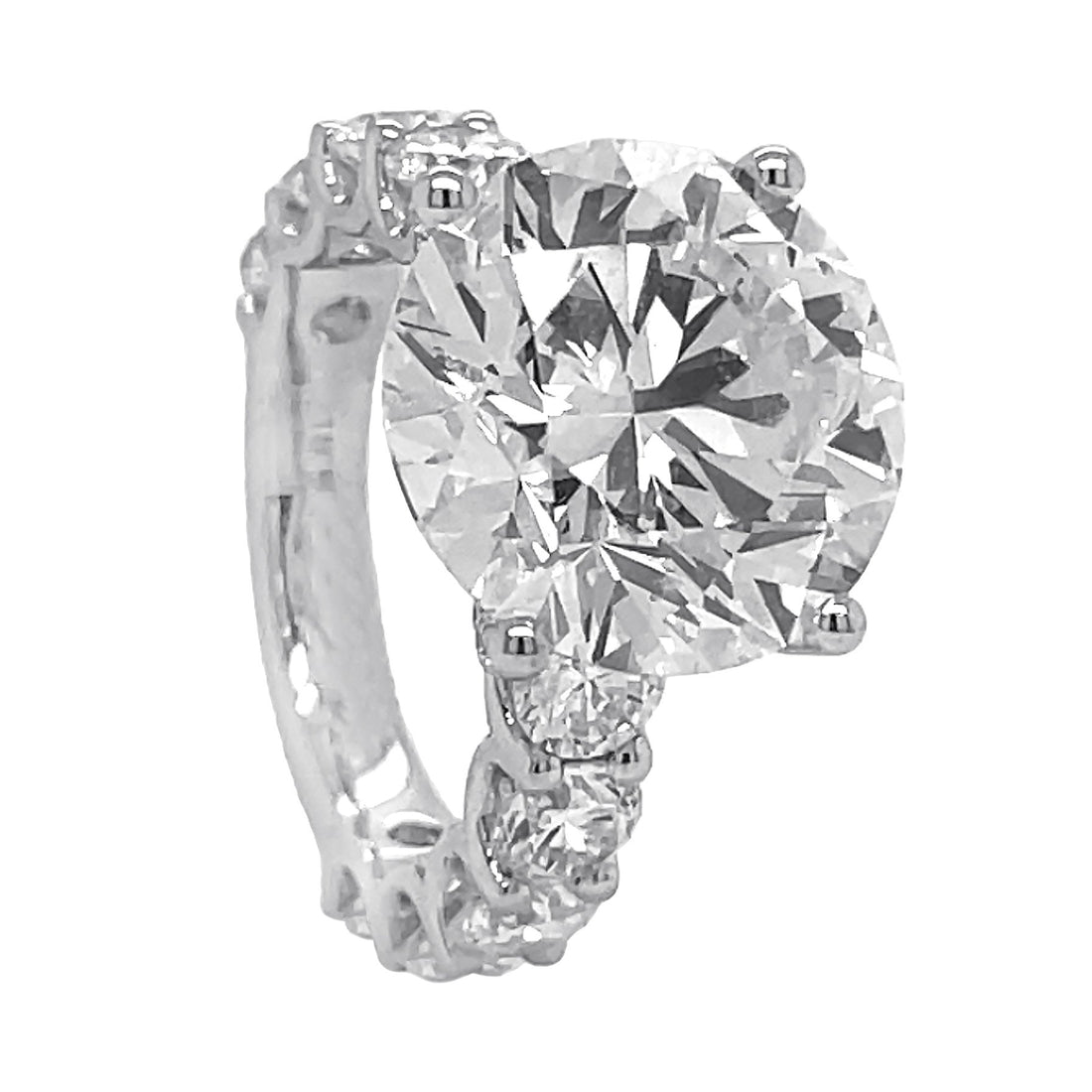 14kt White Gold Lab Diamond Ring