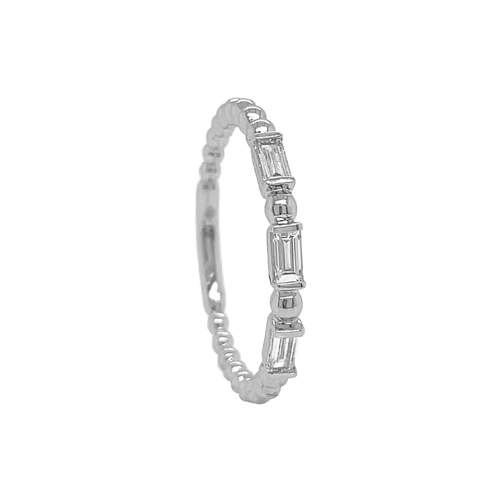 18kt White Gold Diamond Band