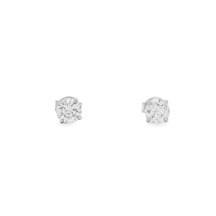 14kt White Gold Lab Diamond Studs