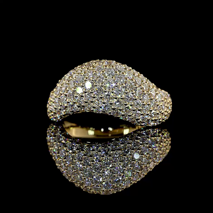 14kt Yellow Gold Lab Diamond Ring