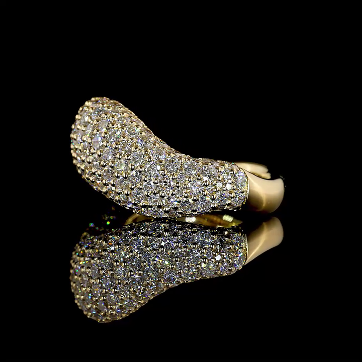 14kt Yellow Gold Lab Diamond Ring