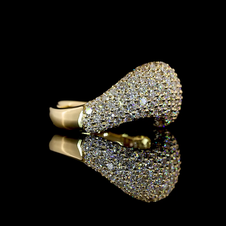 14kt Yellow Gold Lab Diamond Ring