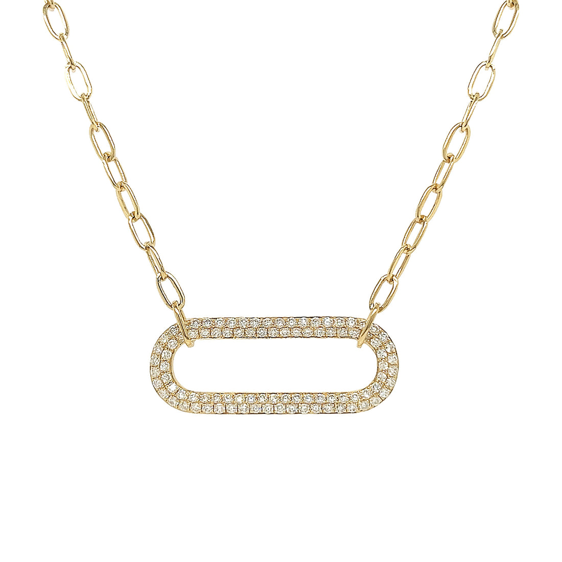 18kt Yellow Gold Diamond Pendant