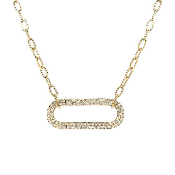 18kt Yellow Gold Diamond Pendant