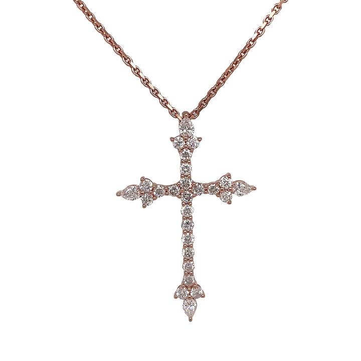 18kt Rose Gold Diamond Pendant
