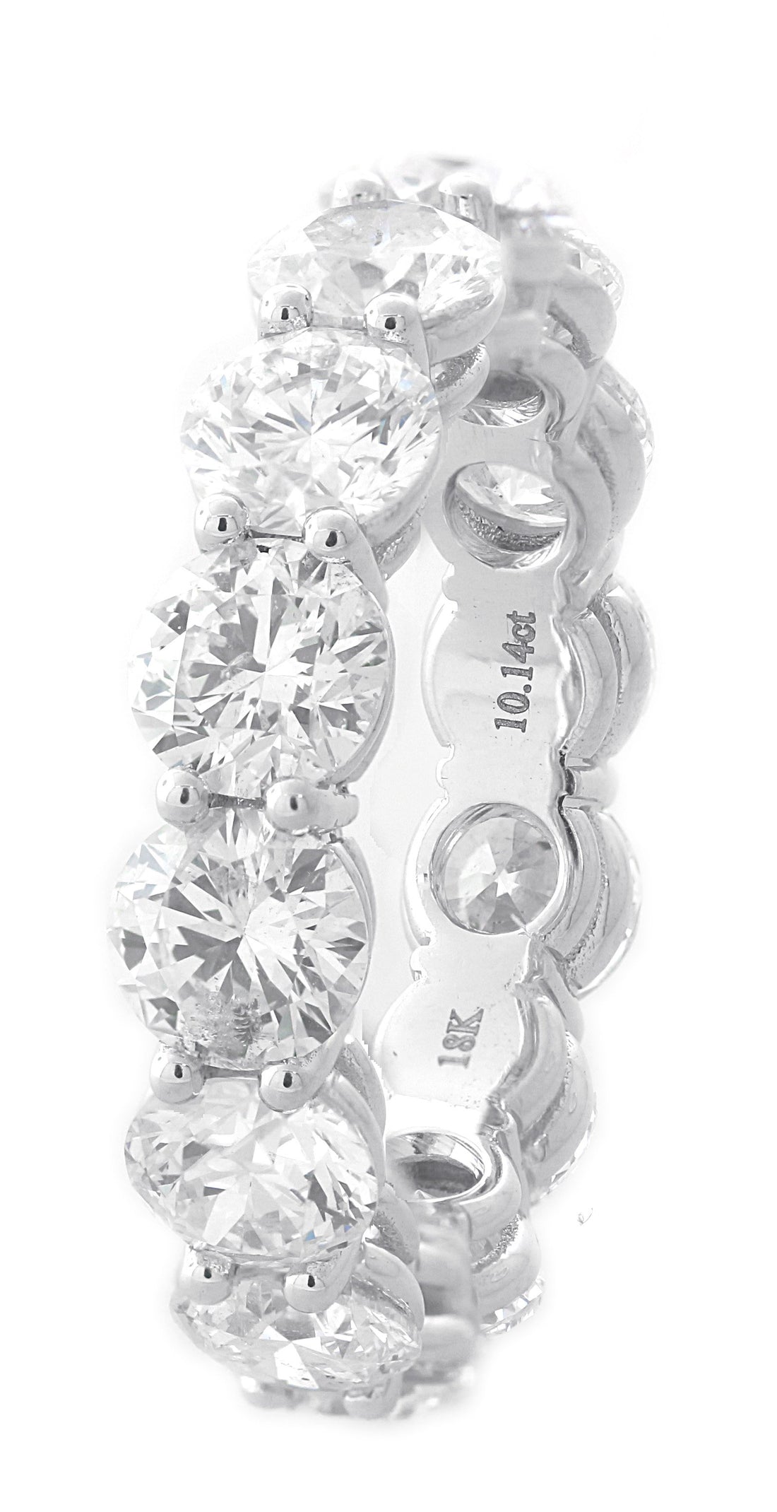 18kt White Gold Diamond Eternity Band