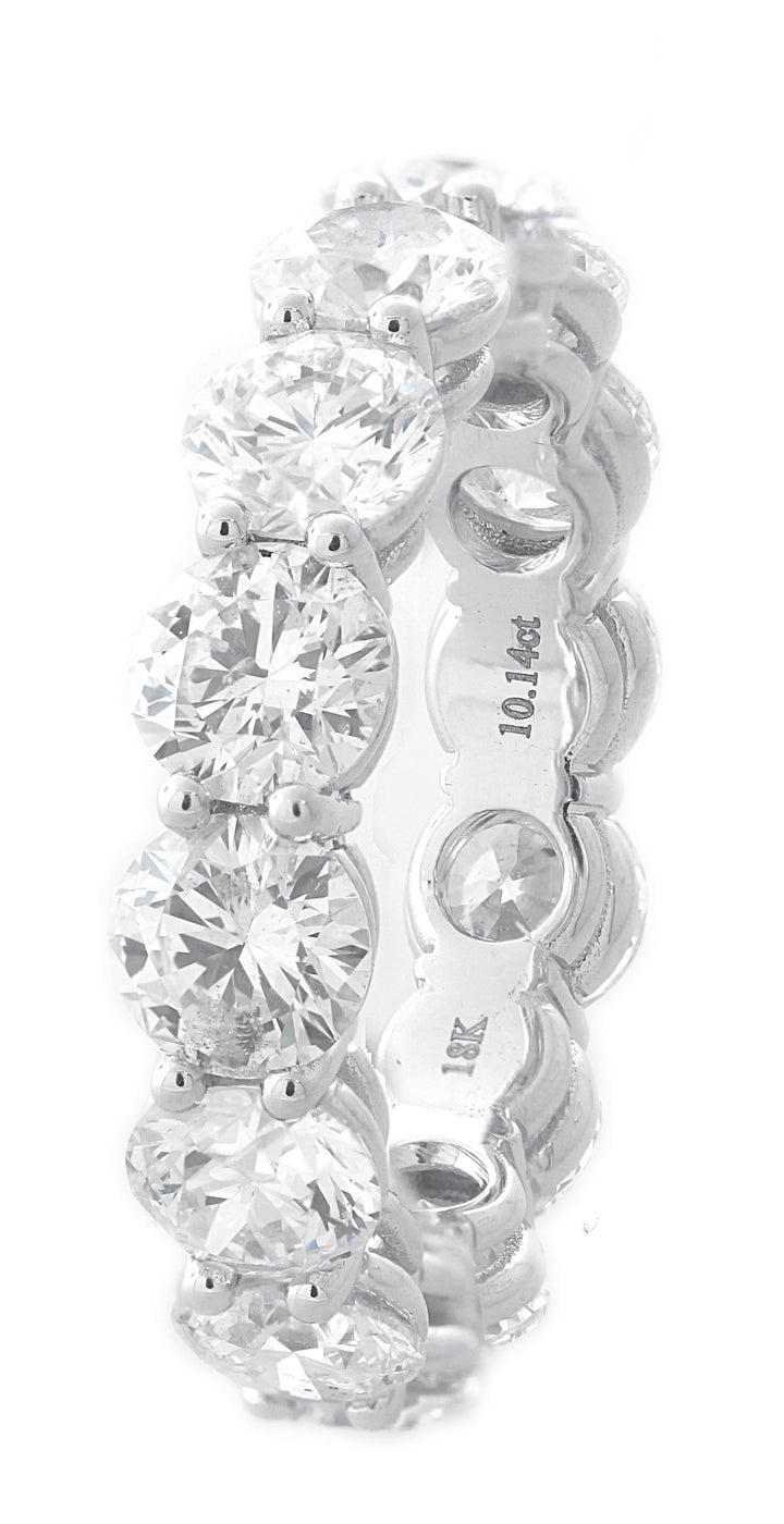 18kt White Gold Diamond Eternity Band