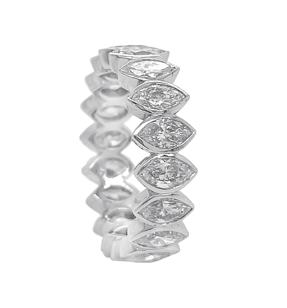 18kt White Gold Diamond Eternity Band