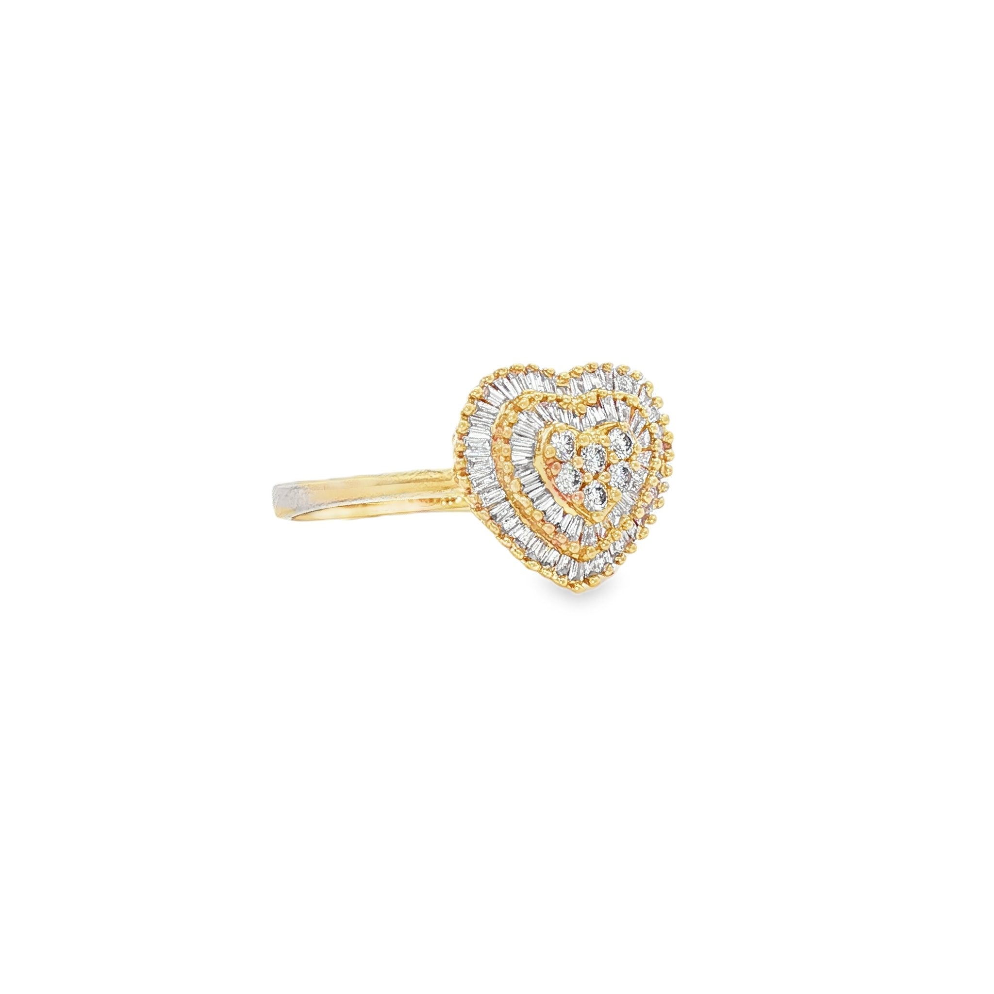 18kt Yellow Gold Diamond Ring