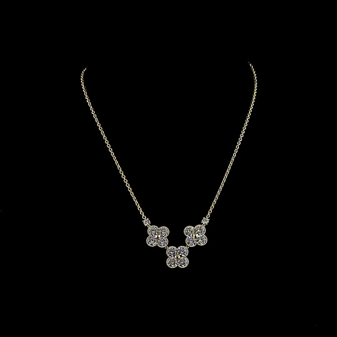 14kt Yellow Gold Lab Diamond Pendant